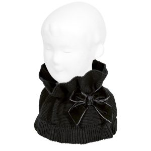 Scaldacollo fiocco nero