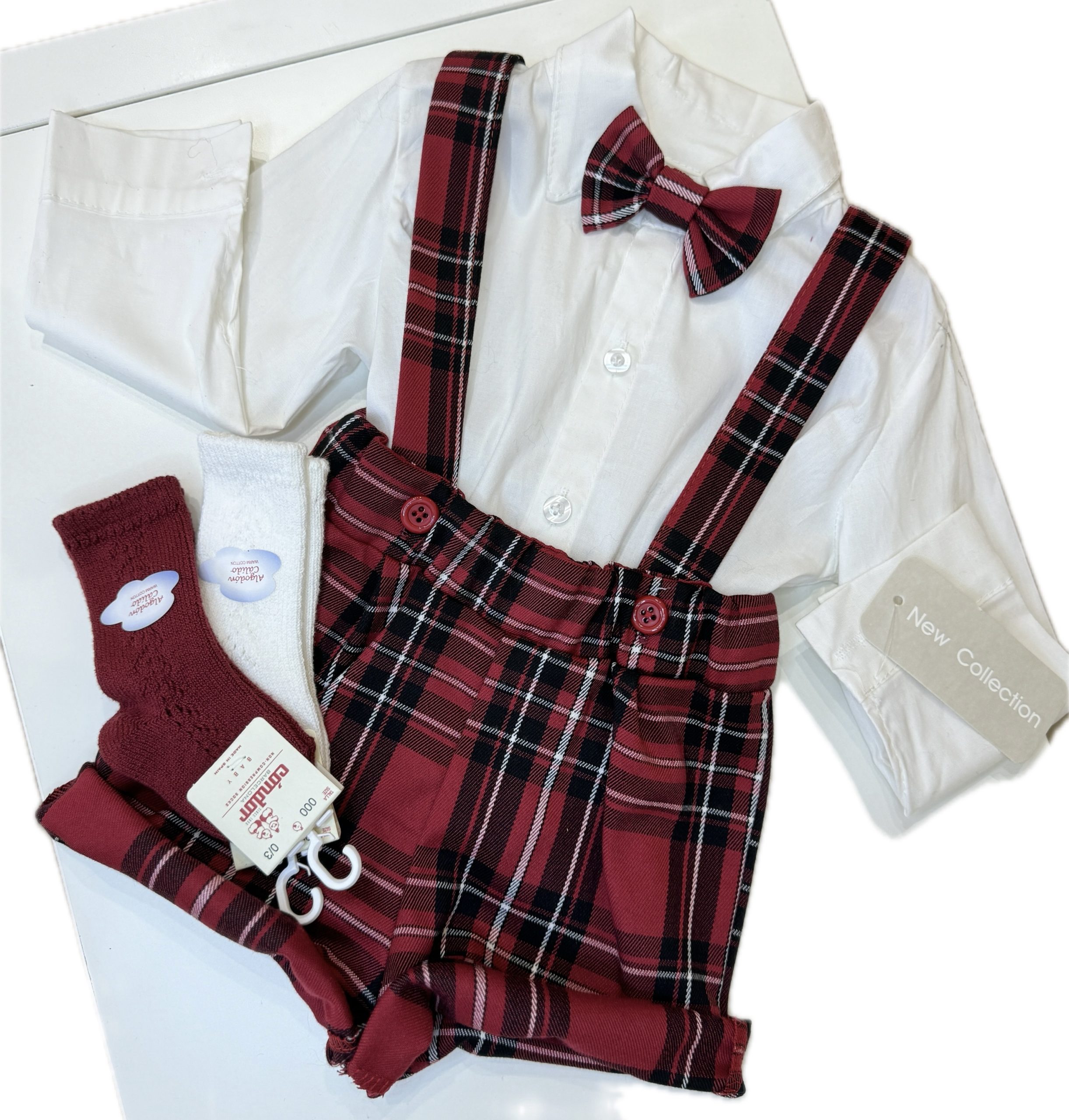 Papillon tartan Romance baby