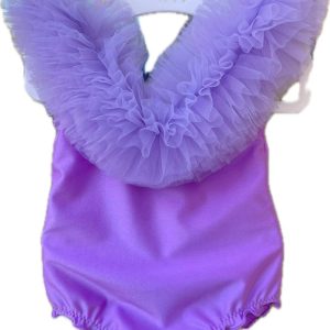 Intero tulle lilla baby