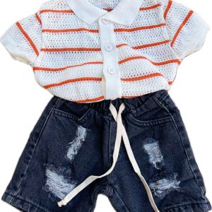 Camicia in filo e bermuda