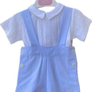 Salopette azzurro polvere