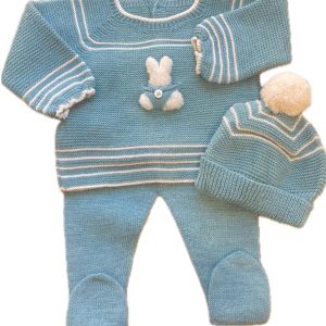 Coniglietto in verde petrolio