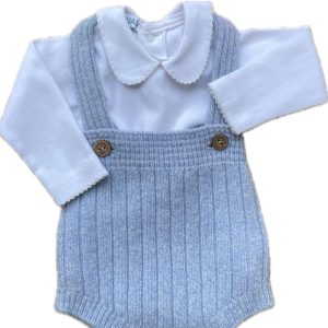 Salopette short teddy