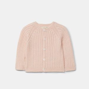 Wedoble cardigan rosa bebè